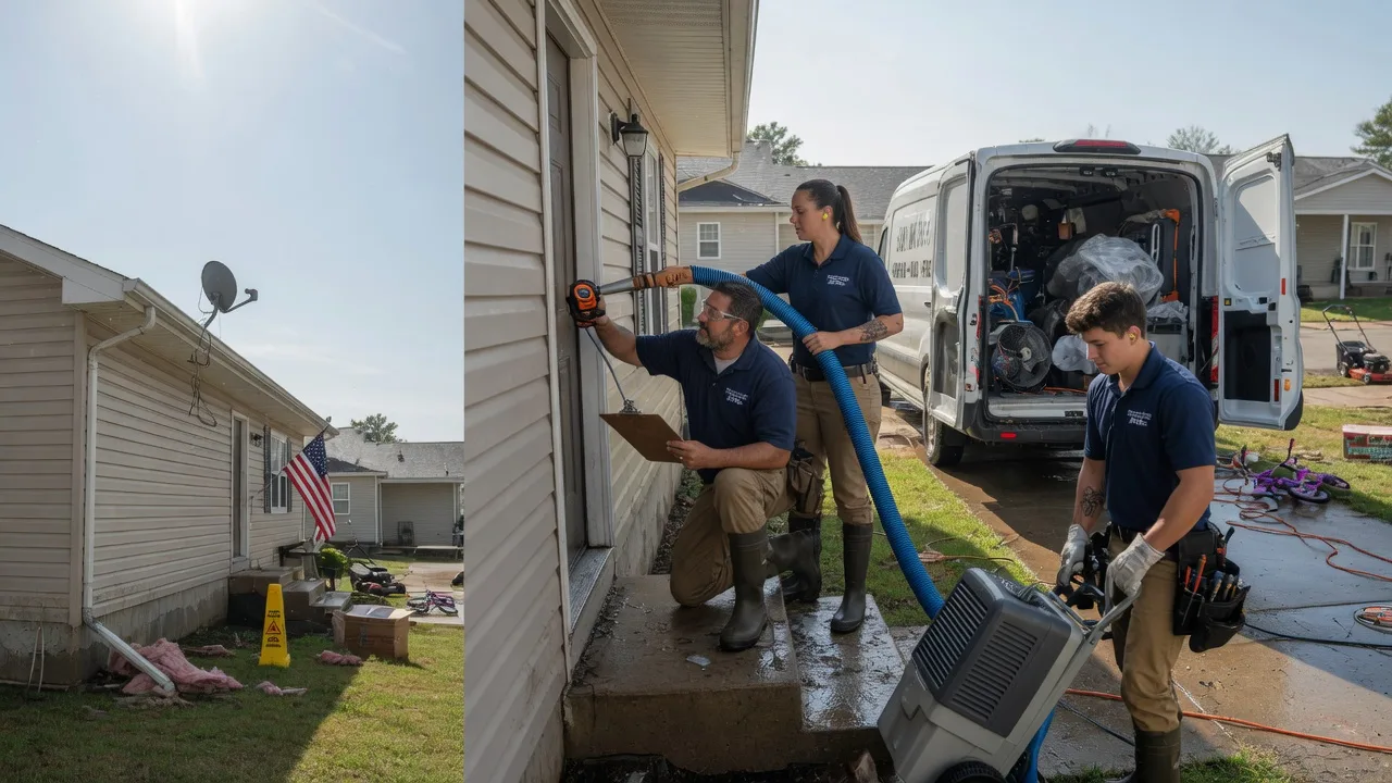 Ceiling Water Damage Restoration in Needmore, PA near me